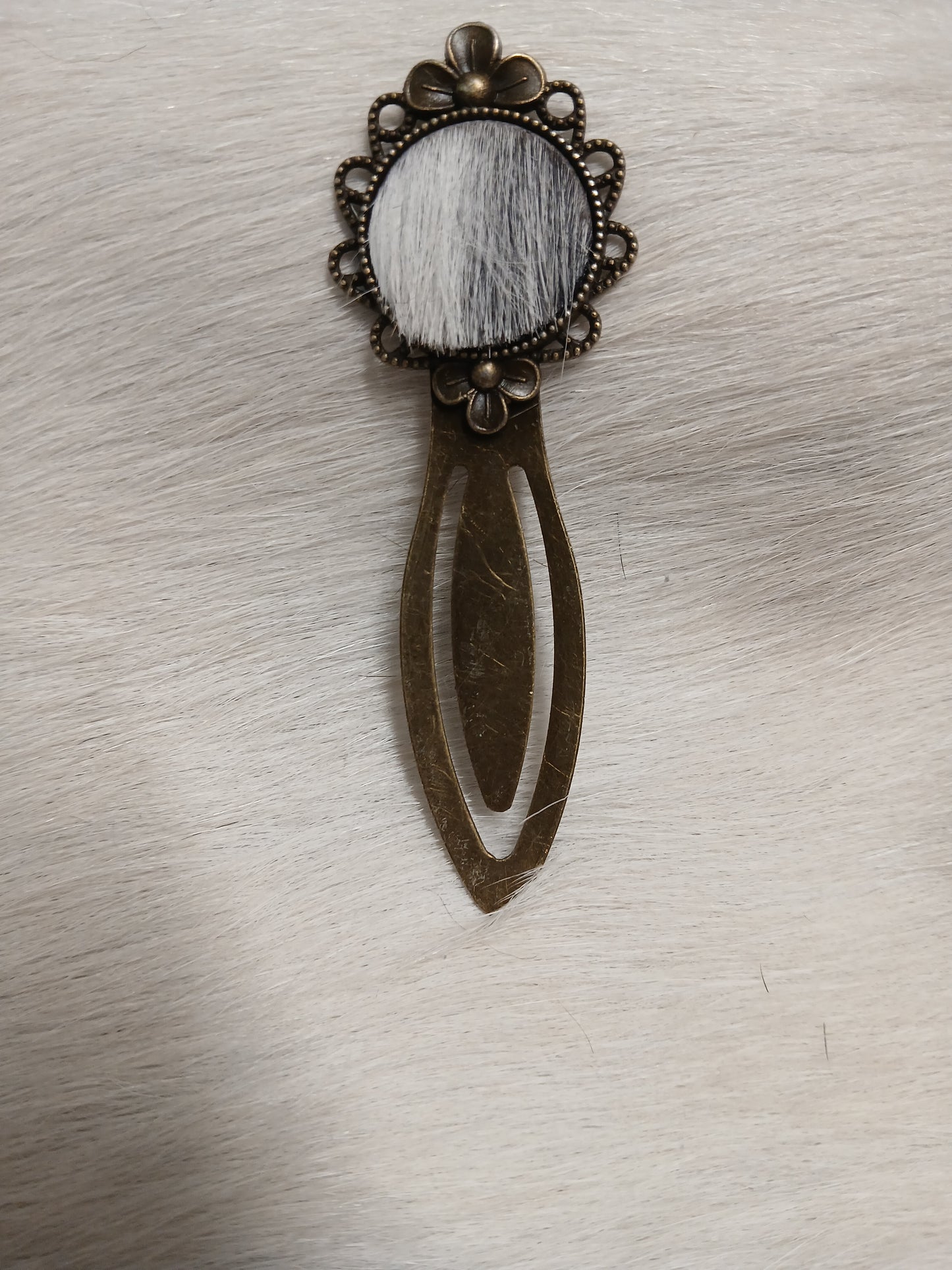 Cowhide Bookmark