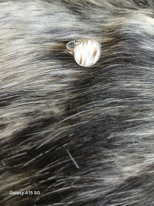 Cowhide Ring #7