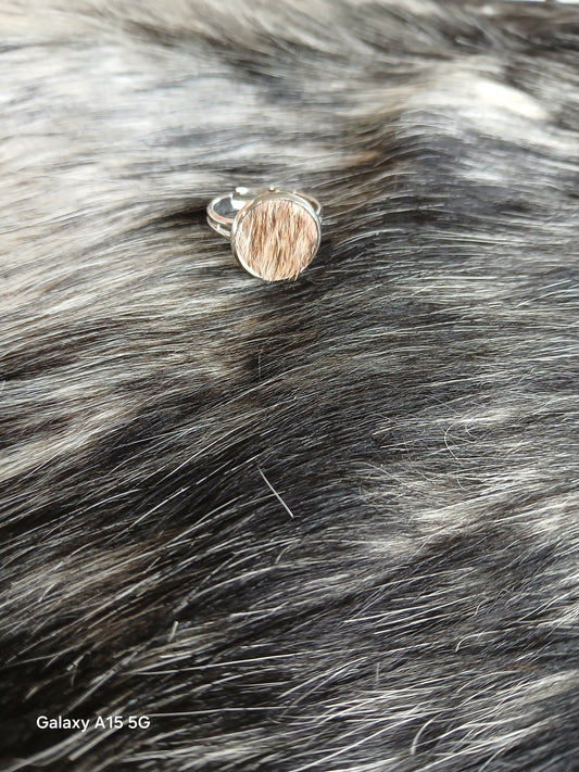 Cowhide Ring #5