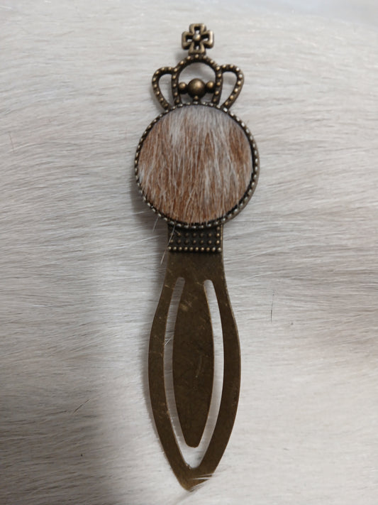 Cowhide Bookmark