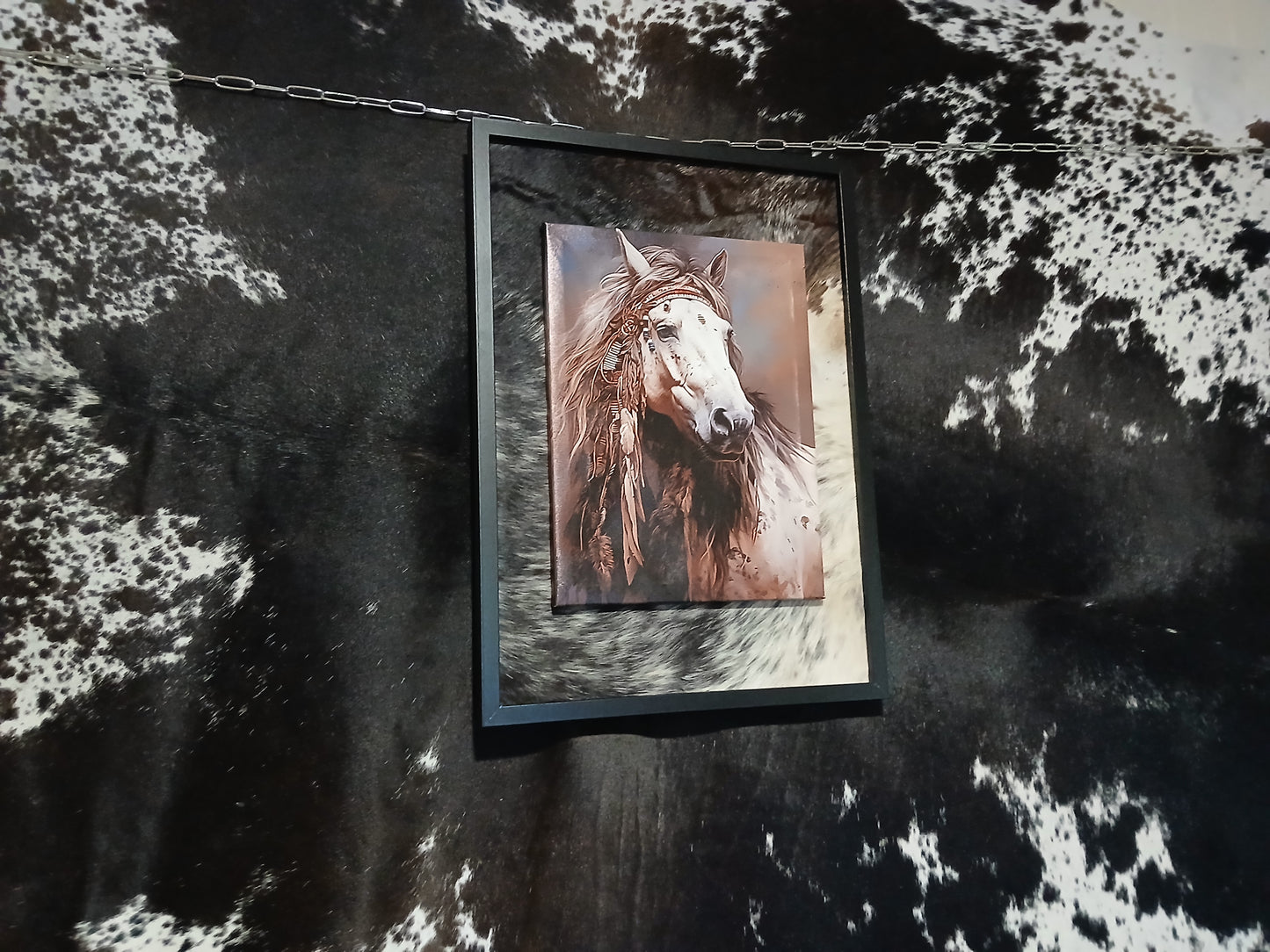 Premium A3 3D Print Cowhide Frame - Australian Wall Art