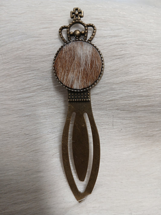 Cowhide Bookmark
