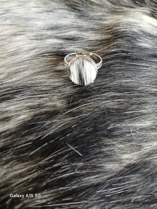 Cowhide Ring #16
