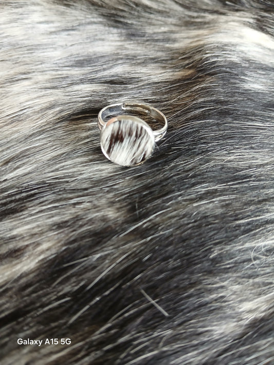 Cowhide Ring #6
