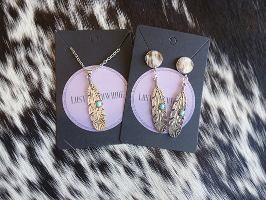Earring & necklace set