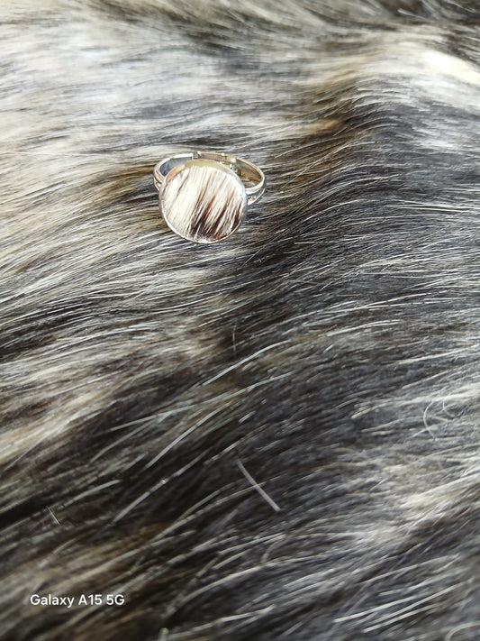 Cowhide Ring #9