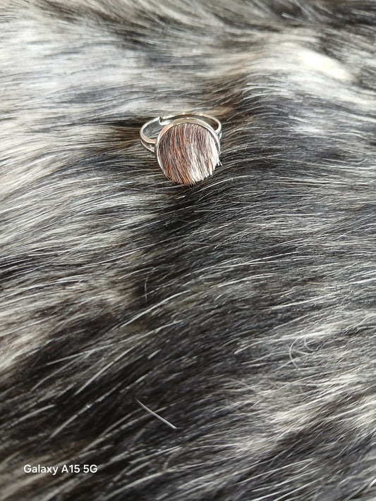 Cowhide Ring #4