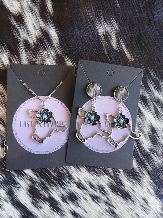 Earring & necklace set