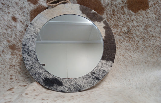 Cowhide Wall mirror