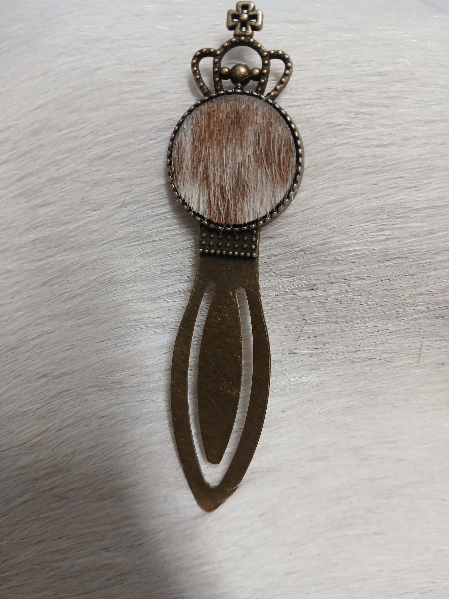 Cowhide Bookmark
