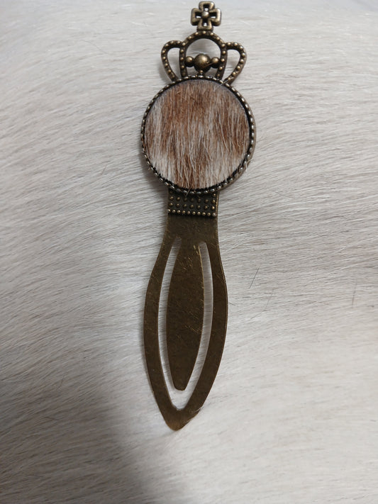 Cowhide Bookmark