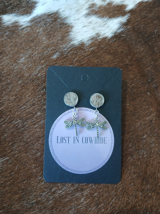 Stud dangle earrings