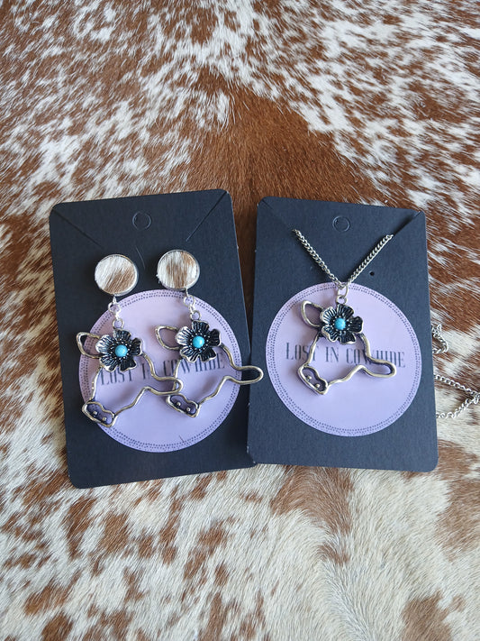 Earring & necklace set