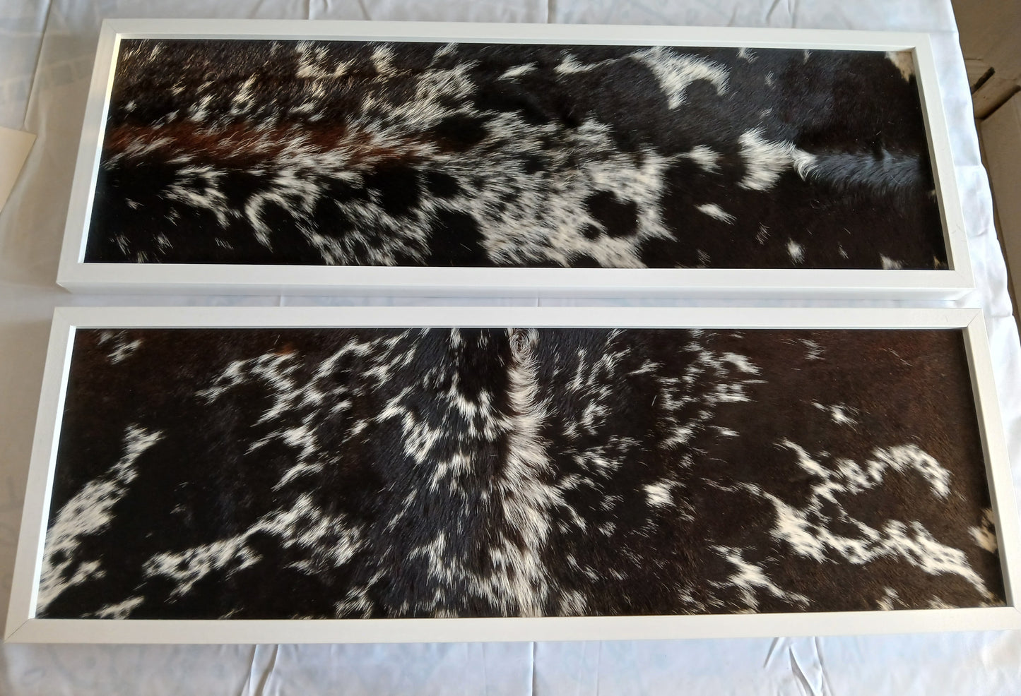 Custom cowhide wall signs