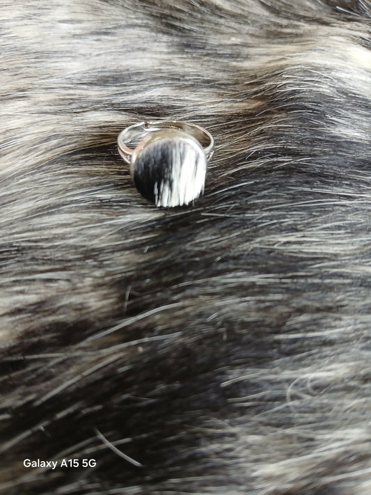 Cowhide Ring #19