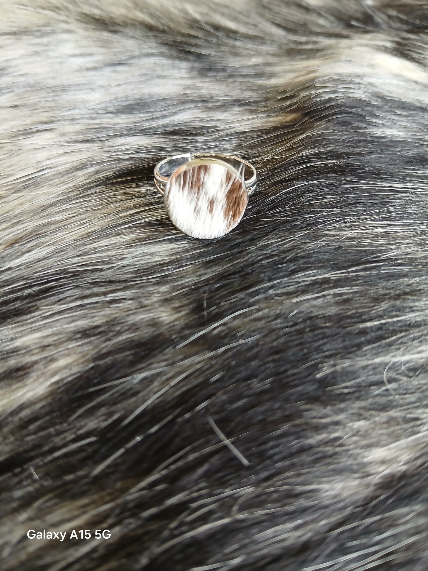 Cowhide Ring #8