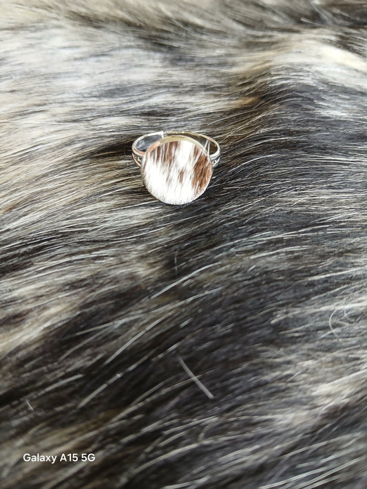 Cowhide Ring #8